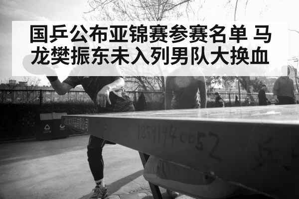 国乒公布亚锦赛参赛名单 马龙樊振东未入列男队大换血